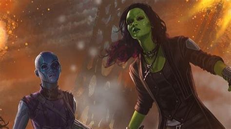 Guardians of the Galaxy Vol. 2: Zoe Saldana on Gamora, Nebula and Thanos