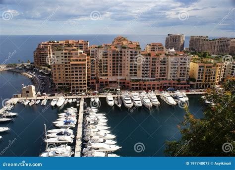 Luxury Hotels and Residential Building by a Marina. Sea View Stock ...