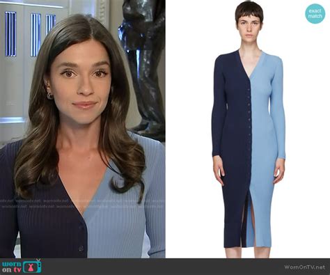 WornOnTV: Julie Tsirkin’s blue colorblock ribbed dress on NBC News Daily | Julie Tsirkin ...