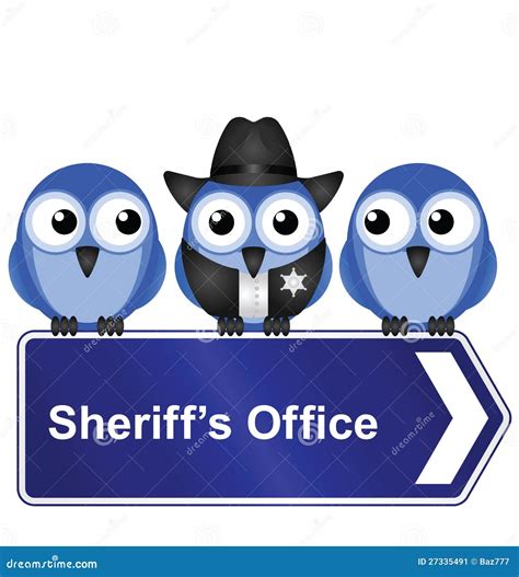 Sheriff office sign stock vector. Illustration of service - 27335491