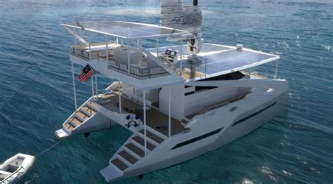 Luxury solar-powered catamaran with fully automated wing sail - | Audio-HIFI, Computer Hardware ...