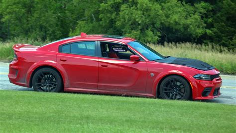 CAUGHT: 2021 Dodge Charger SRT Hellcat Widebody Gets Upcoming Redeye Hood: - MoparInsiders