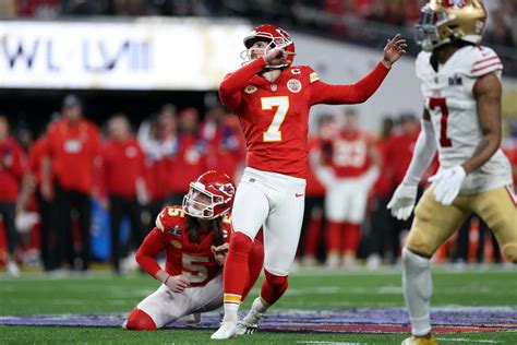 Super Bowl: Chiefs' Harrison Butker breaks field goal record set by ...