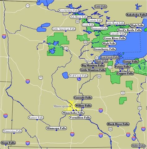 Map Of North Shore Mn - Maping Resources