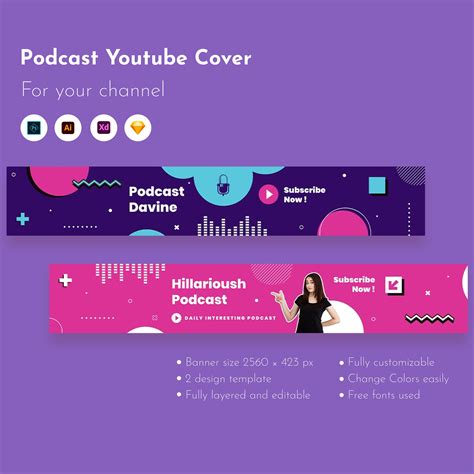 Podcast Youtube Cover – MasterBundles