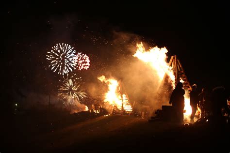 Christmas Eve Bonfires on the Levee