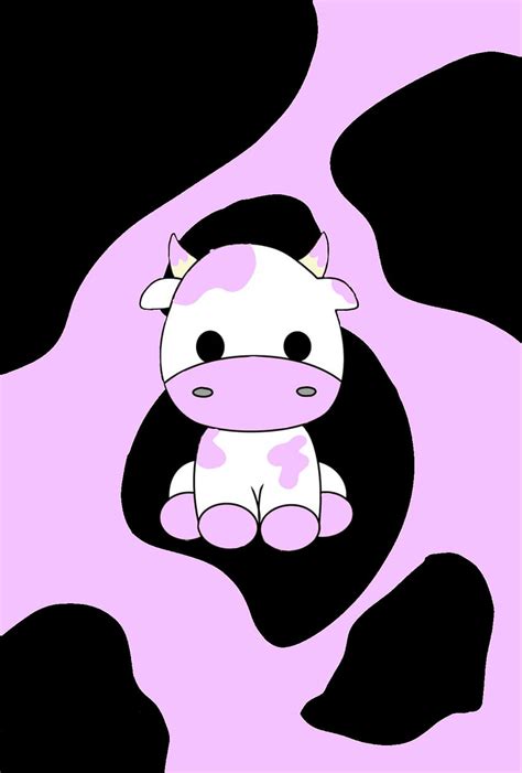 Purple Cow Print, cute HD phone wallpaper | Pxfuel