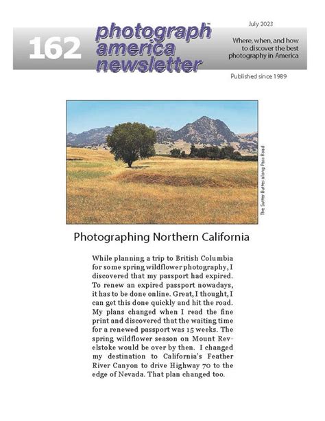 162 - Photographing Northern California