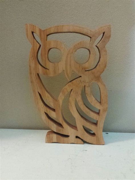 Scroll saw owl … | Modèles pour scie à chantourner, Animaux en bois, Decoration bois