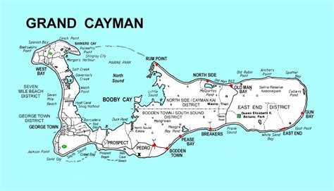 Cayman islands map location