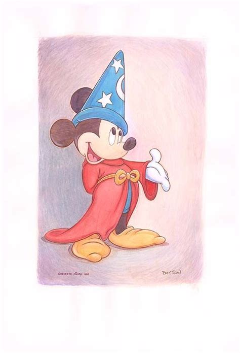 Sorcerer Mickey | Mickey drawing, Disney fine art, Mickey mouse pictures