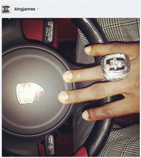 LeBron James Has A Massive (Championship) Ring