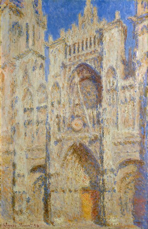 Rouen Cathedral, Portal in the Sun, 1894 - Claude Monet - WikiArt.org