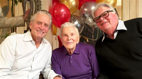 Kirk Douglas Celebrates His 101st Birthday With Family