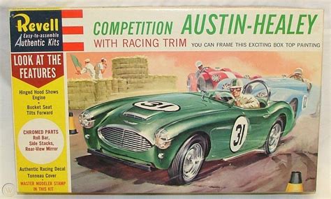 Vintage Revell Competition Austin-Healey 1/25 scale model kit | #1724380520