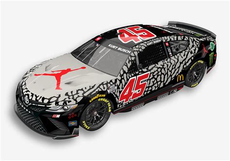 Jordan Brand 23XI Racing Kurt Busch Car | SneakerNews.com