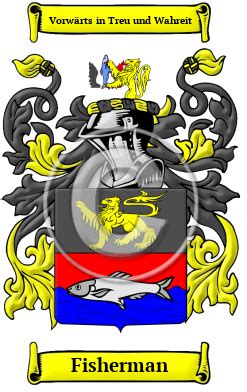 Fisherman Name Meaning, Family History, Family Crest & Coats of Arms