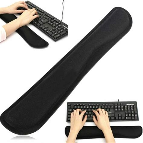 SPRING PARK Keyboard Wrist Rest Support Pad Superior Arm Wrist Pad Comfort Cushion Memory Foam ...