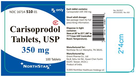 Carisoprodol - FDA prescribing information, side effects and uses