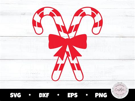 Candy Cane SVG, Winter Svg, Christmas Svg, Crossed Candy Canes Svg ...