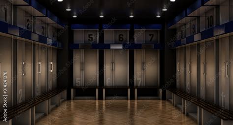 Sports Locker Room Stock Photo | Adobe Stock