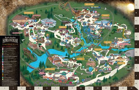 Busch Gardens Williamsburg Howl O Scream Map | Fasci Garden