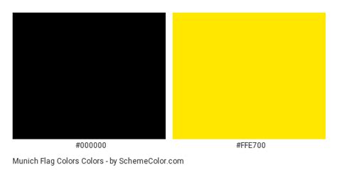 Munich Flag Colors Color Scheme » Black » SchemeColor.com