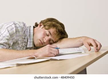 Student Sleeping Desk Classroom Stock Photo 48409450 | Shutterstock