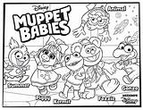 Muppet Babies Coloring Pages  Free sketch template