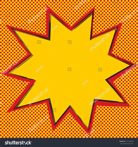 Speech Bubbles Star Pop Art Stock Vector 175106528 - Shutterstock