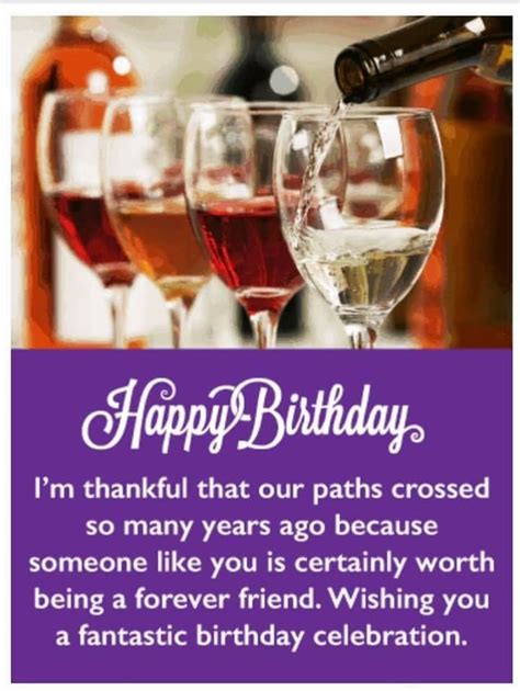 Pin on Friendship | Happy birthday wine, Birthday cards for friends, Happy birthday greetings ...