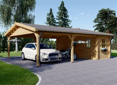 Wooden Carports UK: Timber Car port Kits for Sale