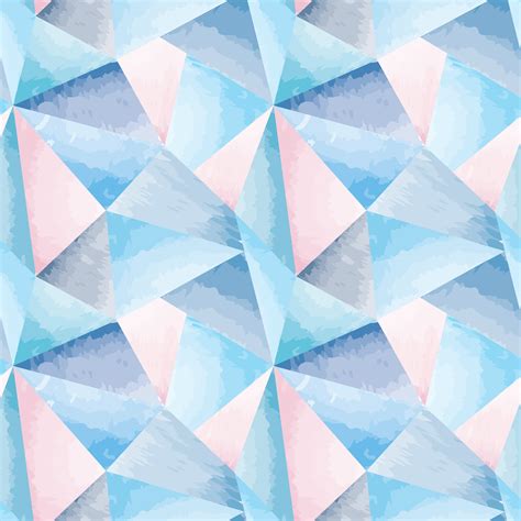 Abstract seamless pattern Geometric form watercolor background 530877 ...