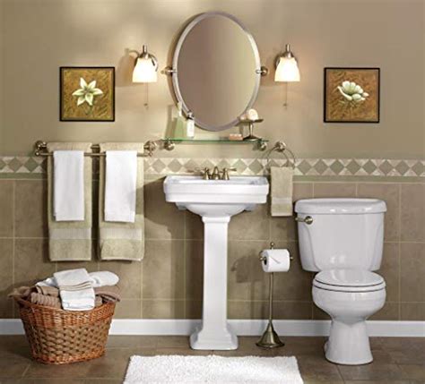 Moen DN6890BN Sage Glass Bathroom Vanity Shelf, Brushed Nickel | Pricepulse