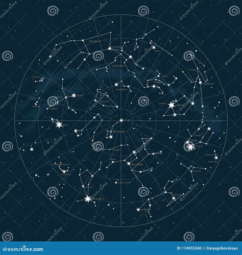 Constellation Map Northern Hemisphere