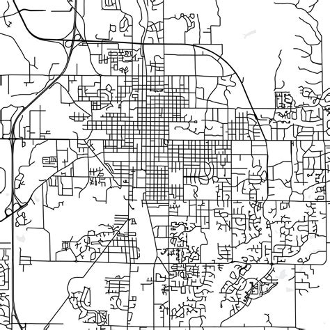 Bloomington Indiana Map Printable Bloomington Map Art - Etsy