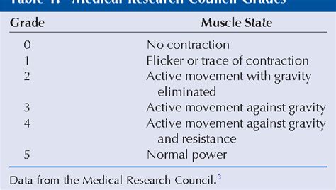 Use of the Medical Research Council muscle strength grading system in ...