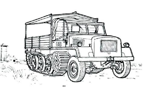 Army Truck Coloring Pages Check more at http://coloringareas.com/6702/army-truck-coloring ...