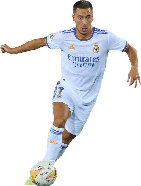 Eden Hazard Real Madrid football render - FootyRenders