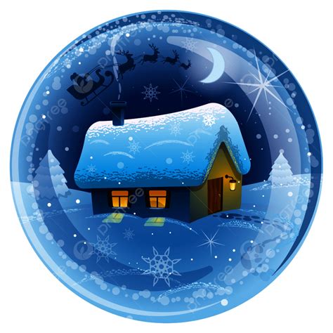 Merry Christmas Greeting Vector Hd Images, Illustration Of Merry Christmas Crystal Ball For ...