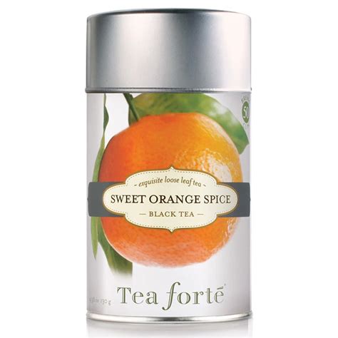 Tea Forte Orange Spice | Spiced Tea Leaves | Orange Tea