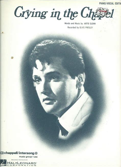 Elvis Presley: Crying in the Chapel Sheet Music | the Elvis Collectionary | Elvis presley, Elvis ...