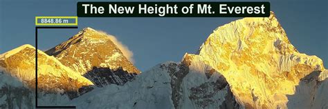 The new height of Mt. Everest | Mt. Everest increased by 2ft