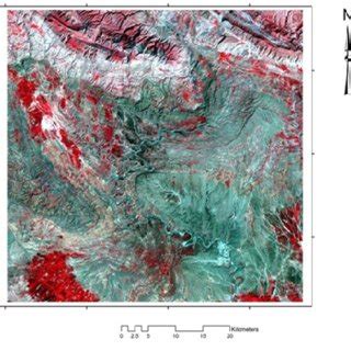 Landsat-5 tM measuring image, in April 1998 | Download Scientific Diagram