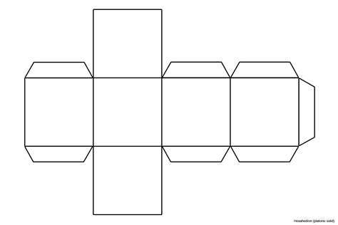 Foldable Hexahedron Template | DIY Origami Project