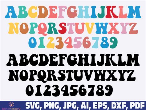 Groovy Font Svg Funky Font Retro Font Svg Fonts 70s F - vrogue.co