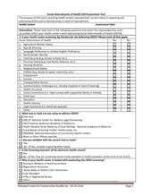 New Social Determinants of Health (SDOH) Self-Assessment Tool ...