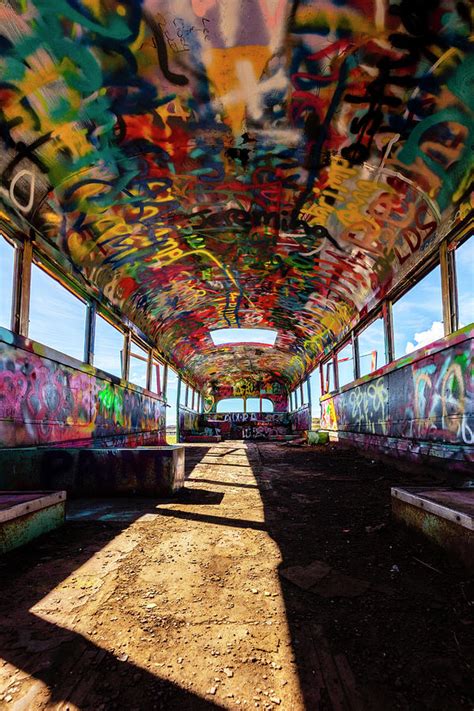 Graffiti School Bus Photograph by Scott Filipiak