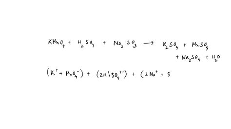 SOLVED: Write a balanced net ionic equation for the reaction FeSO4(NH4)2SO4(6H2O) and KMnO4 in ...