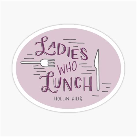 "Ladies who lunch" Sticker for Sale by sarahekj | Redbubble